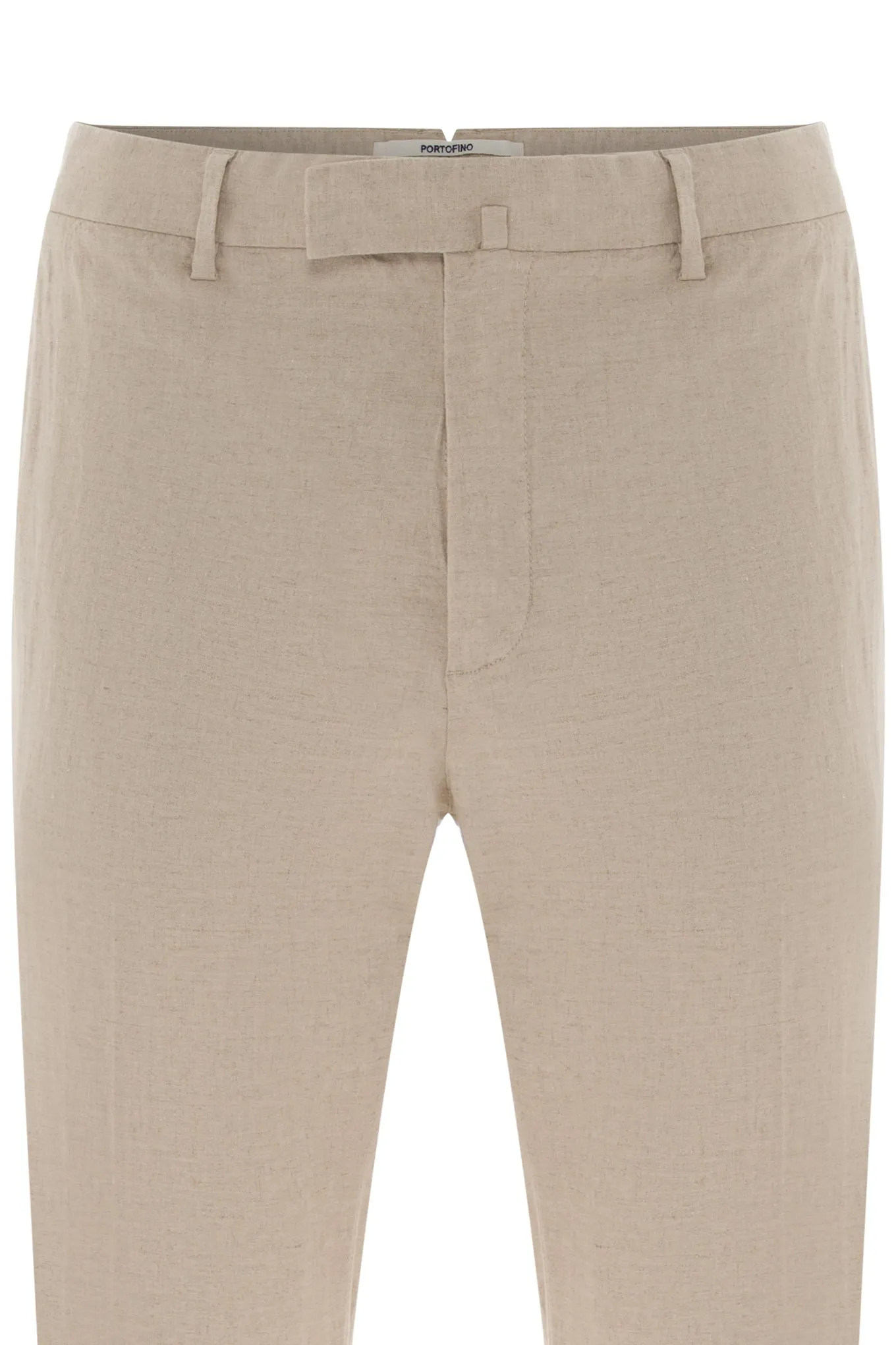 Comfort linen chino trousers