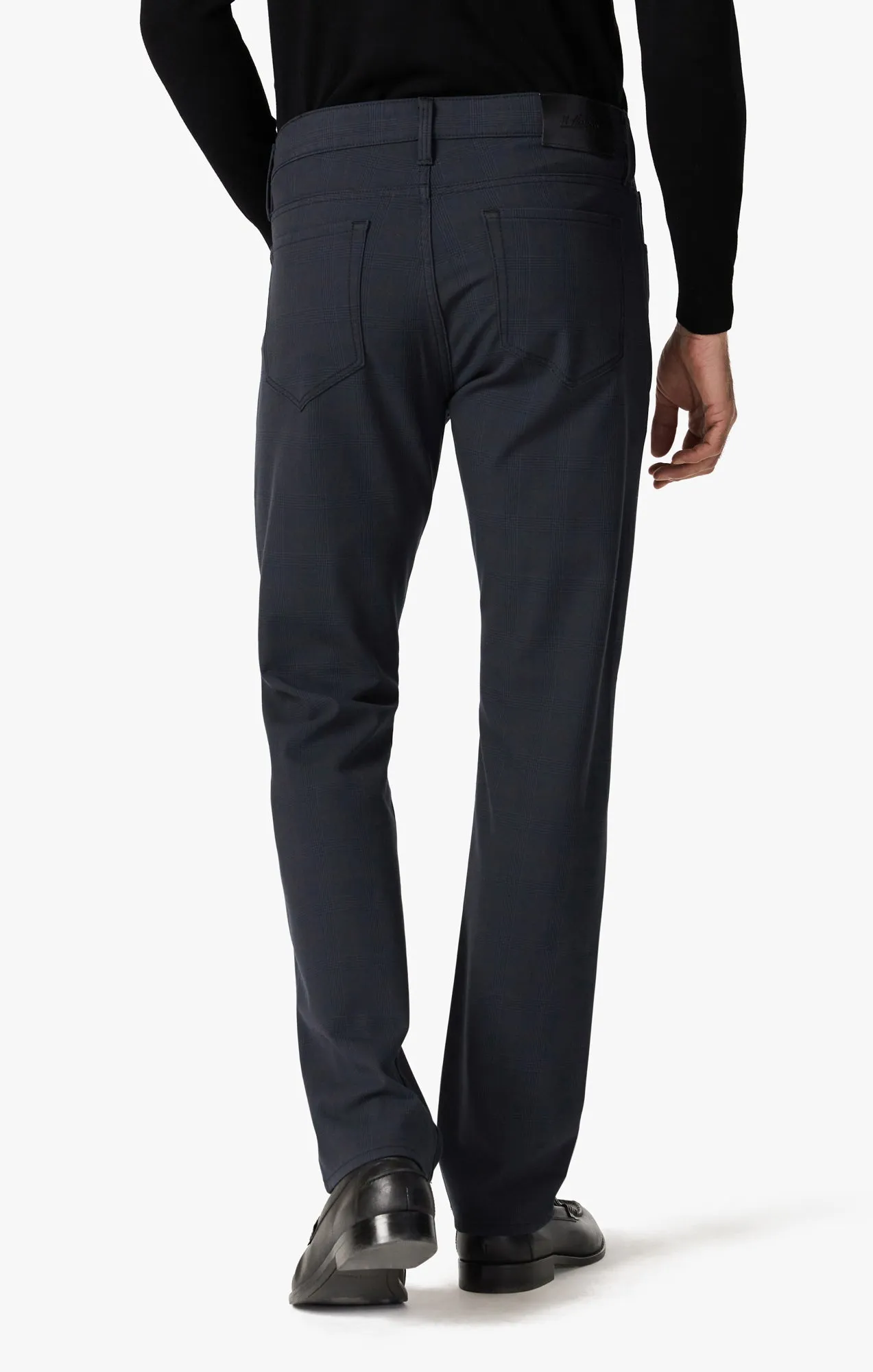 Courage Straight Leg Pants in Navy Elite Check