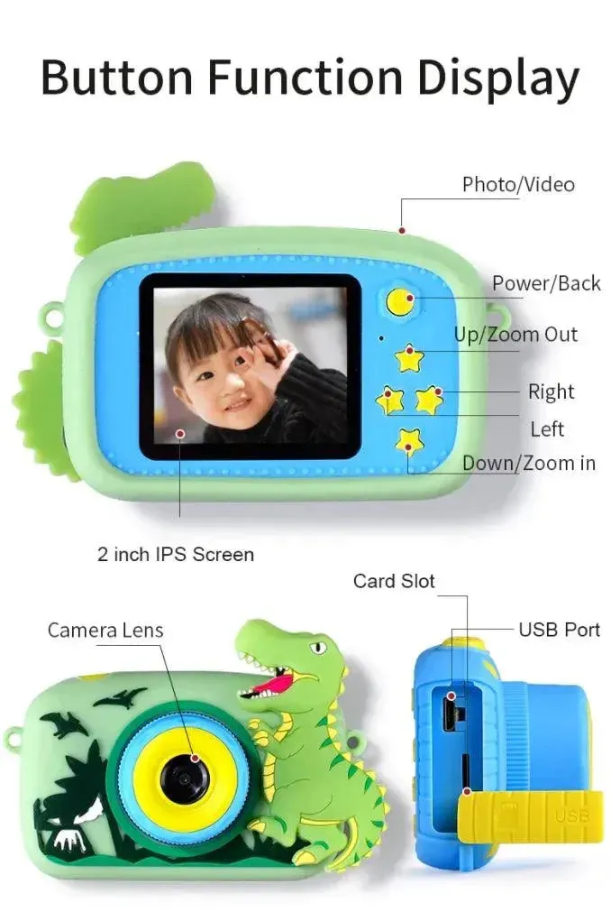 Creative 40 MP Kids Camera- Dino and Unicorn