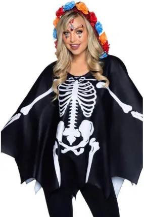 Day of the Dead Poncho Costume