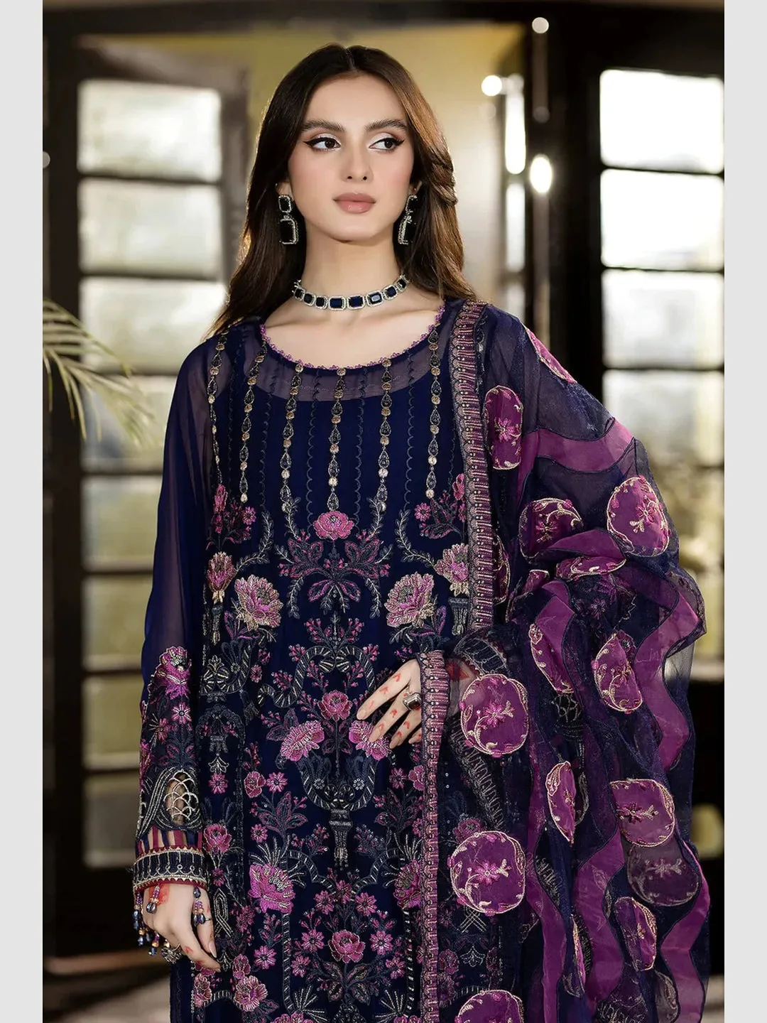 Deluxe Embroidered Chiffon