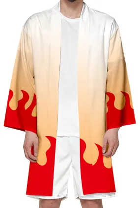 Demon Slayer Kyojuro Rengoku Kimono