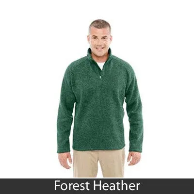 Devon & Jones Adult Bristol Sweater Fleece Quarter-Zip