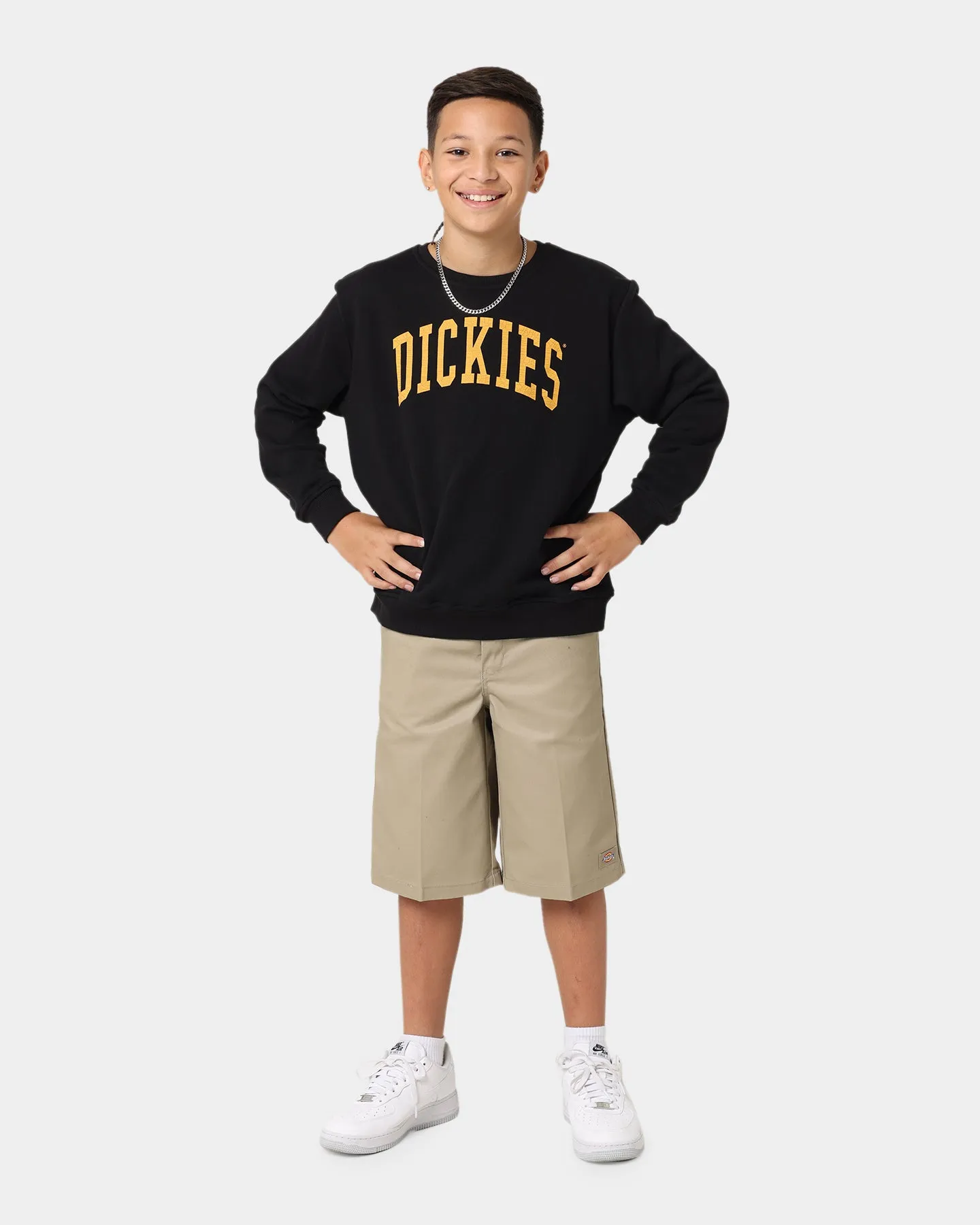 Dickies Kids' Longview Crewneck Black