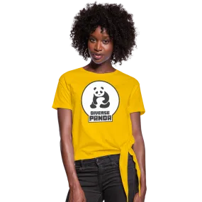 Diverse Panda (Alternative Version) Women's Knotted T-Shirt