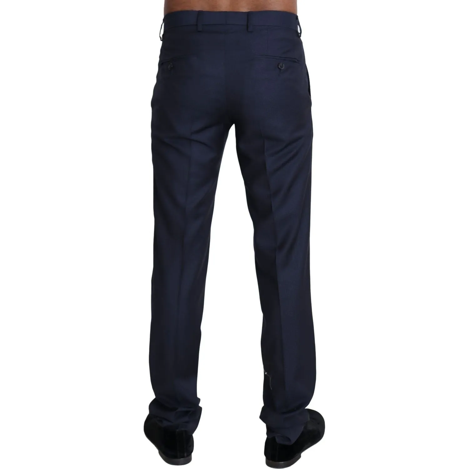 Dolce & Gabbana Elegant Slim Fit Wool Blend Dress Pants