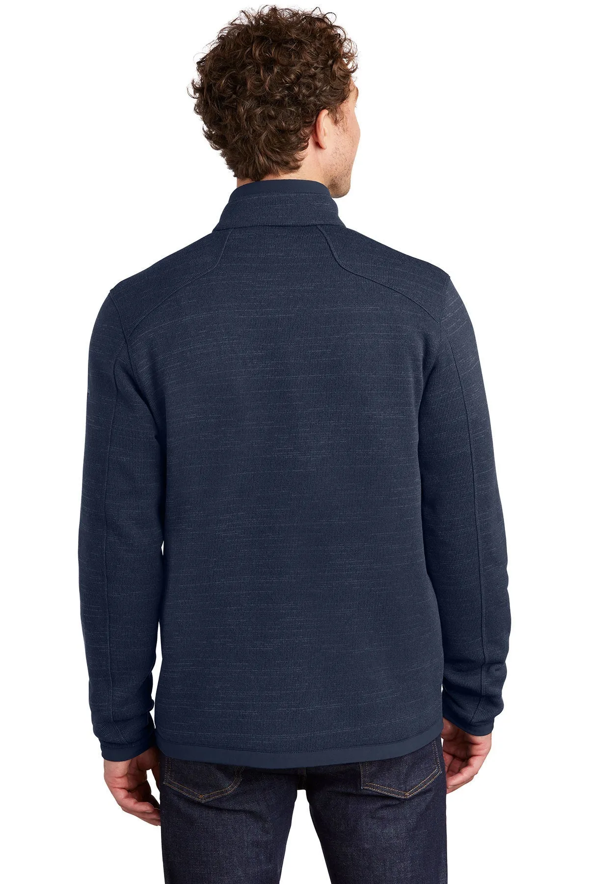 Eddie Bauer Custom Fleece Jackets, River Blue Navy Heather