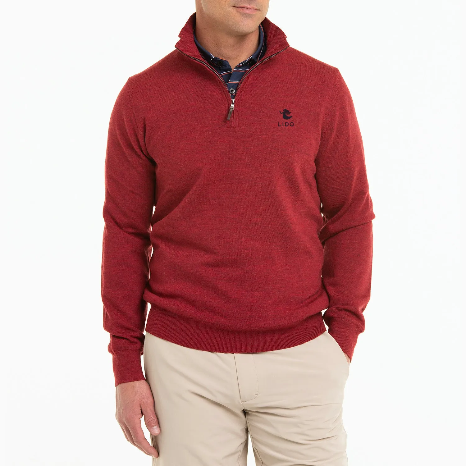 Fairway & Greene Lido Baruffa Merino Wool Wind Sweater