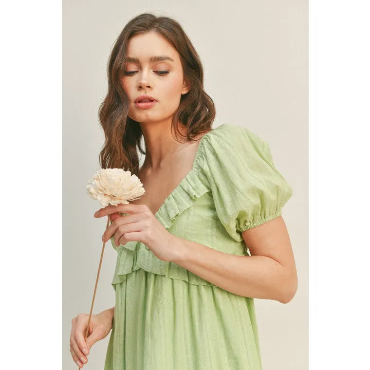 Feelin' Fancy Ruffle Mini Dress