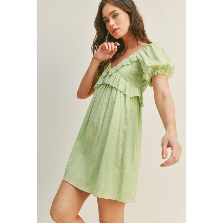 Feelin' Fancy Ruffle Mini Dress