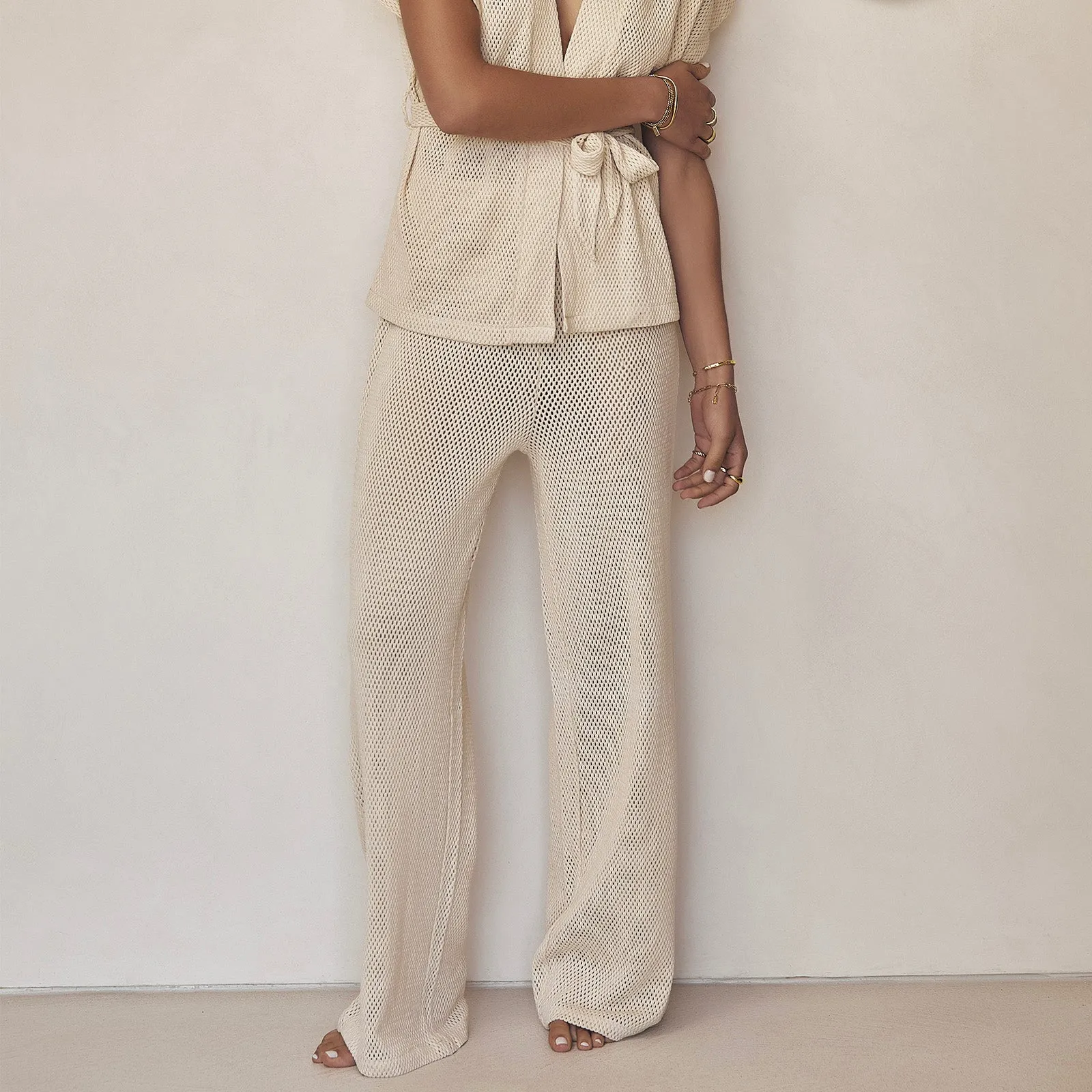 Ferrara Pants Set - Coconut