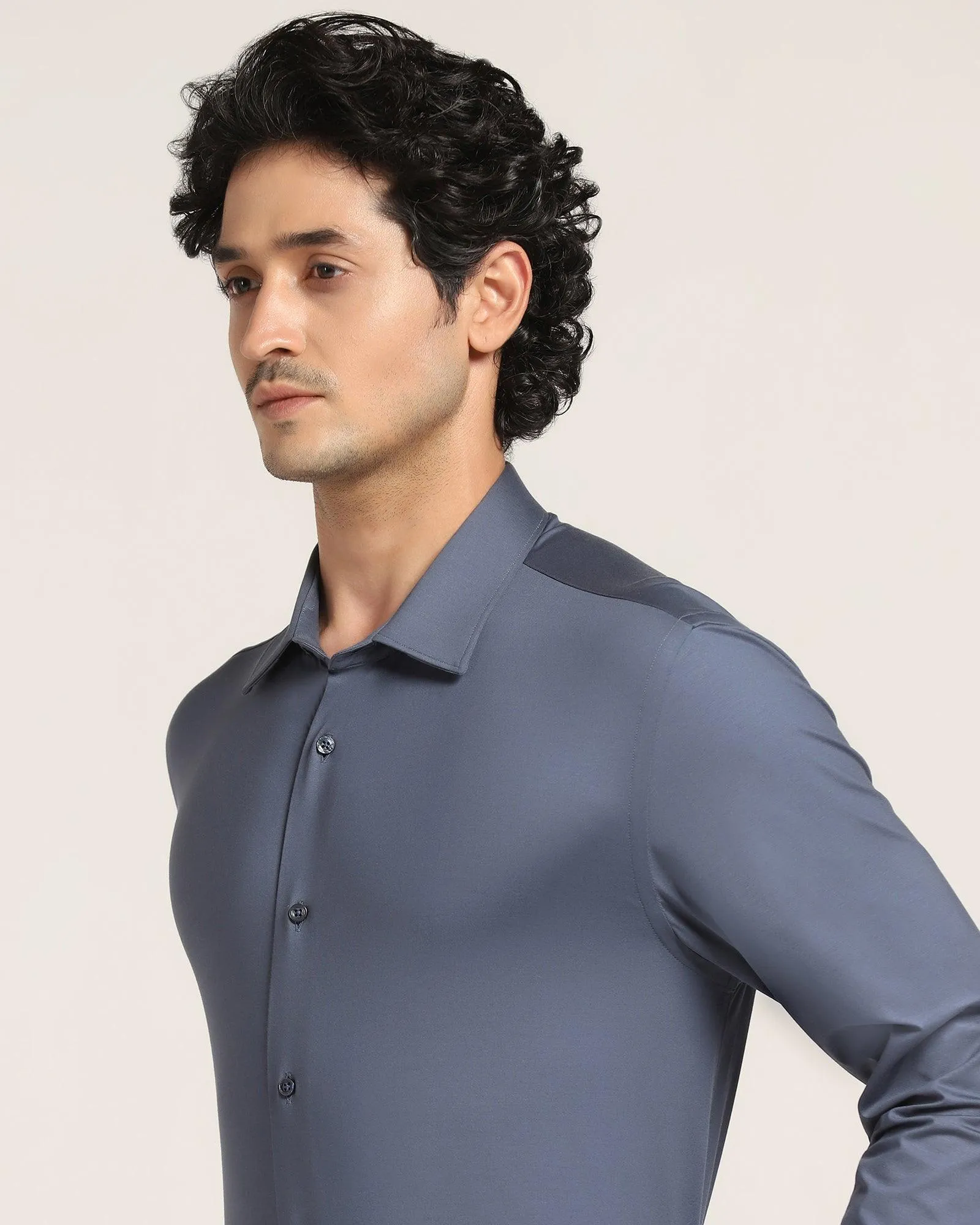 Formal Navy Solid Shirt - Sofok