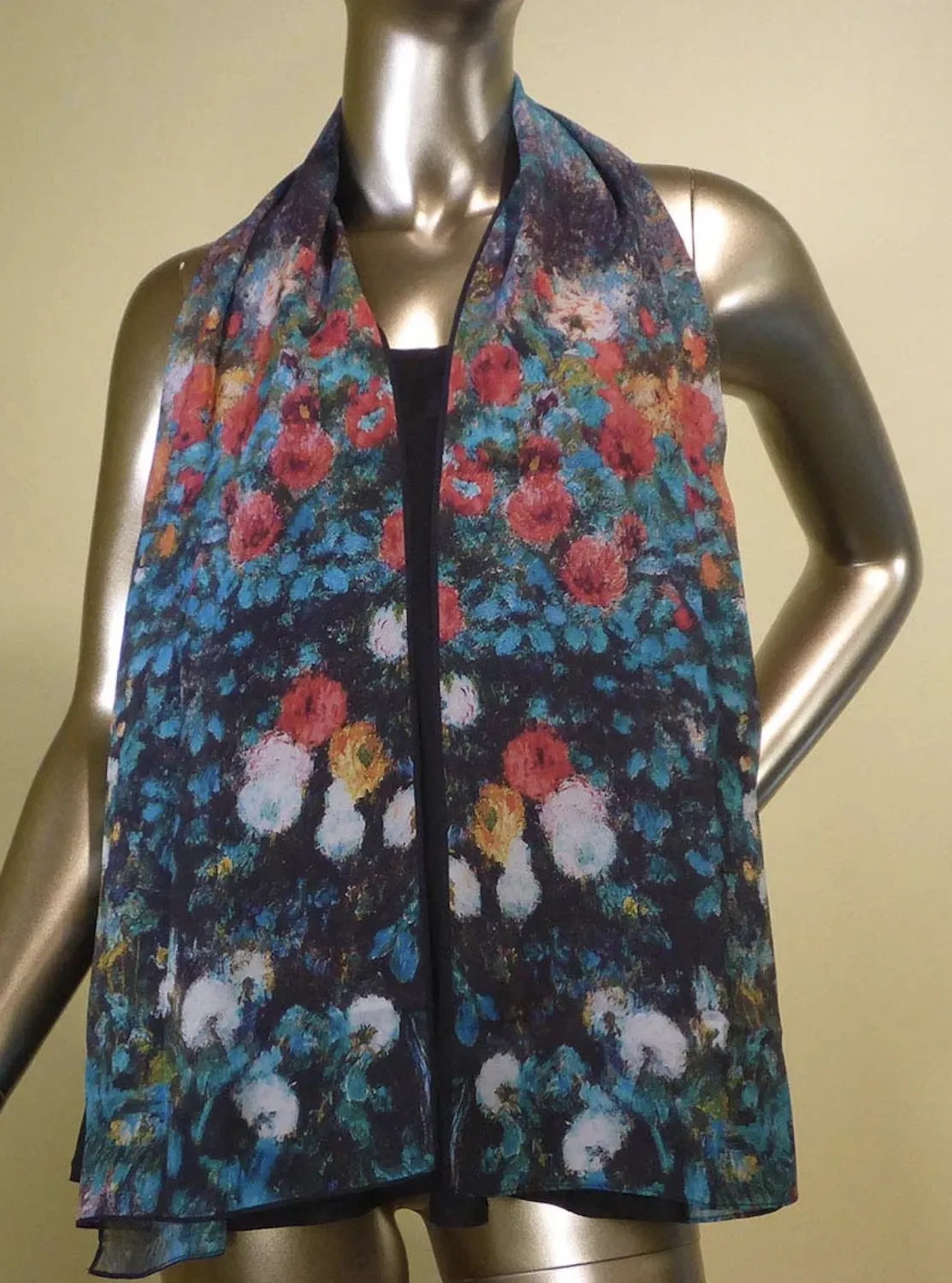 Garden In Rue Silk Scarf