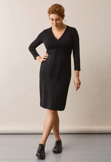 Giselle Wrap Dress - Black