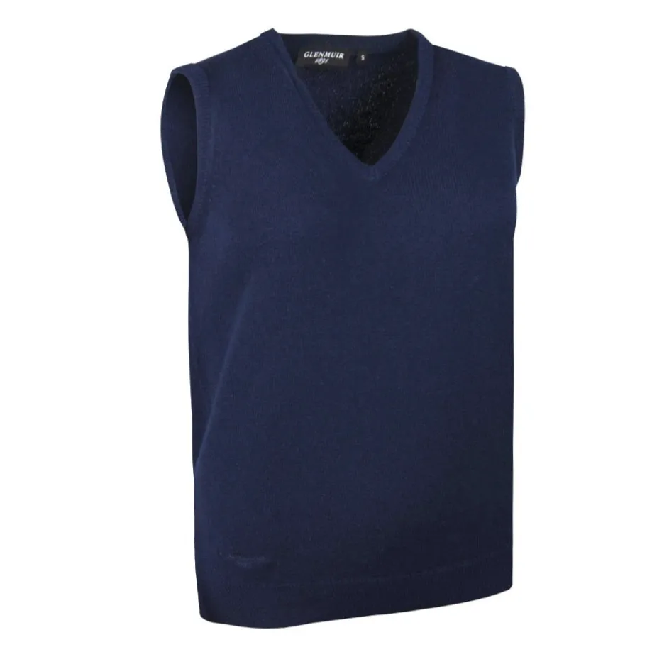 Glenmuir Dornoch Slipover Sweater- Navy