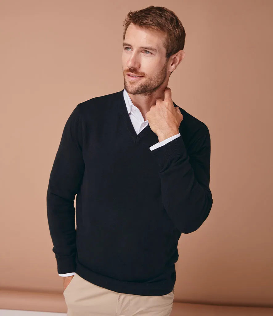 Henbury Acrylic V Neck Sweater