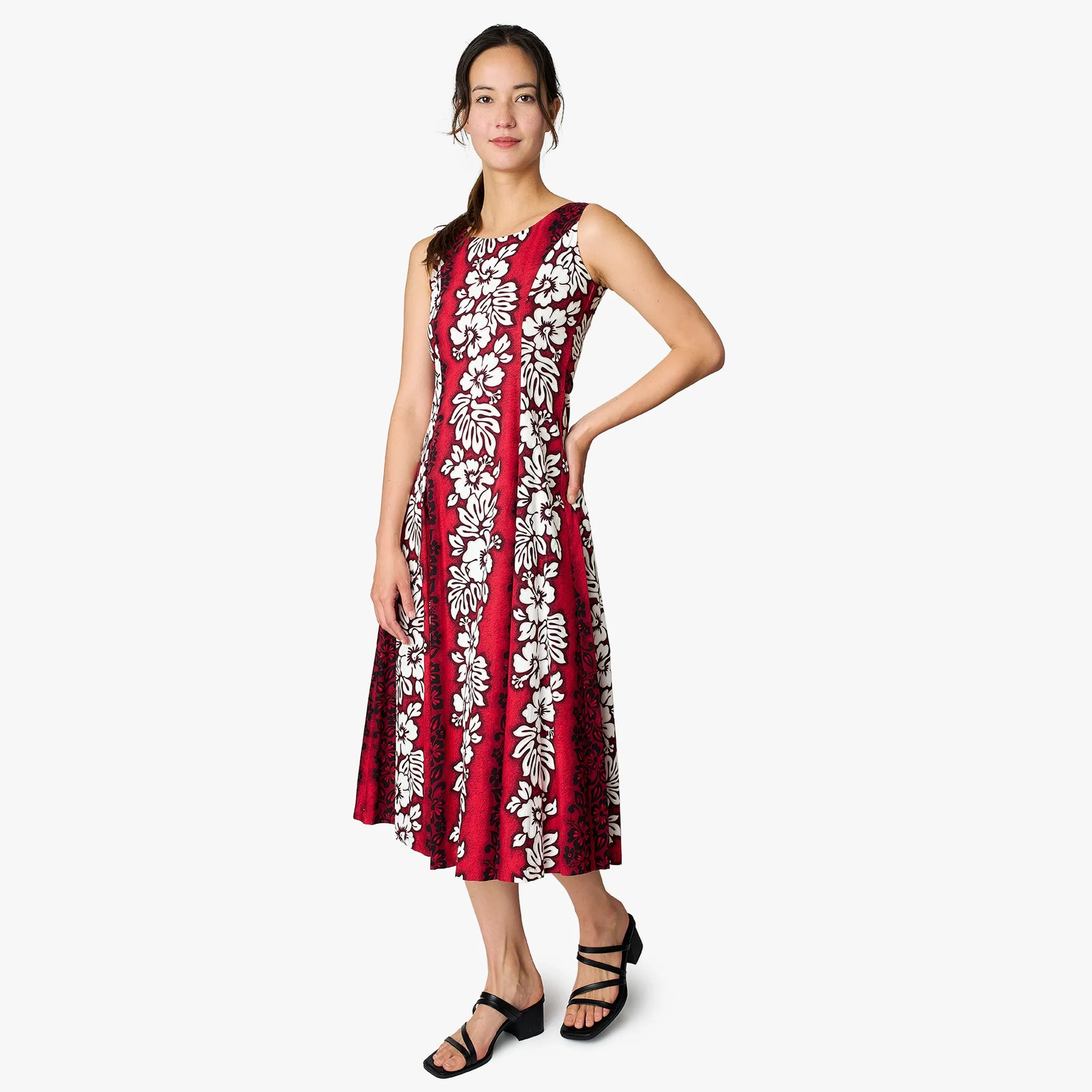 Hibiscus Panel Sylvia Dress