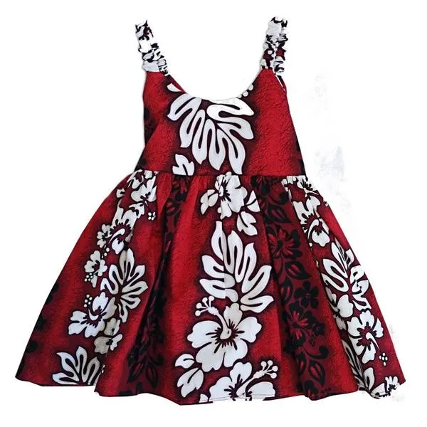 Hibiscus Panel Toddler Sundress