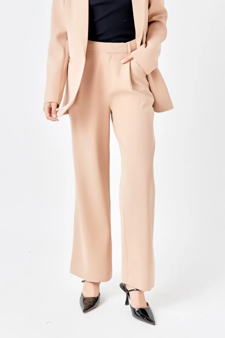 High-Waisted Suit Trousers