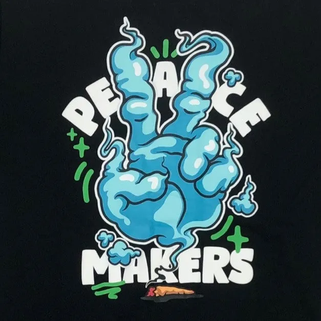 HIGHLY UNDRTD Peace Makers Graphic Baseball Jersey T-Shirt