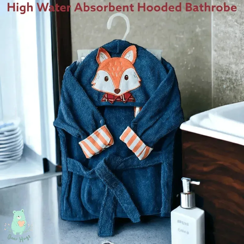 Hooded Bathrobe for Kids