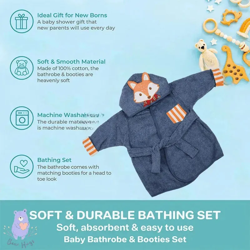 Hooded Bathrobe for Kids