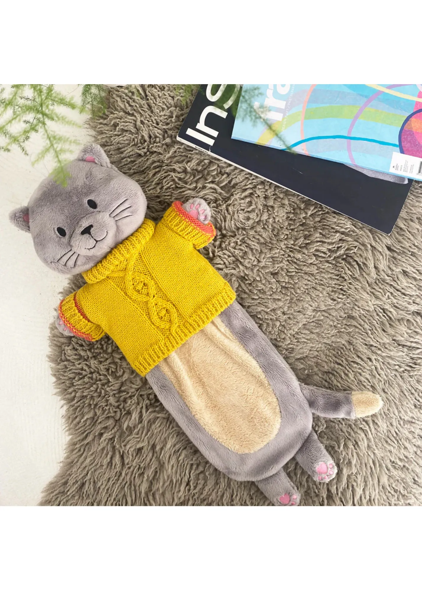 House of Disaster - Hot Water Bottle Cat in Jumper