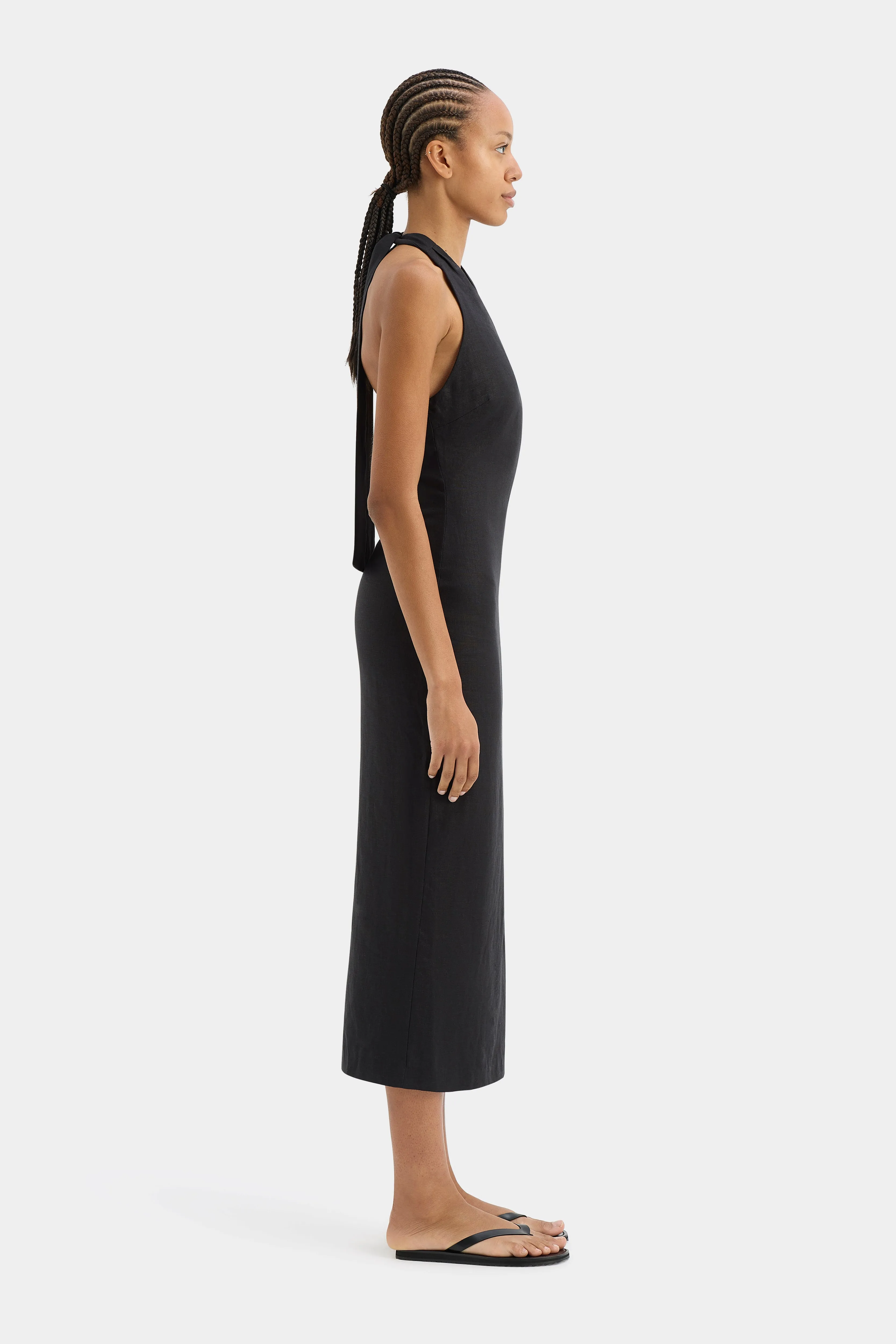 Iris Halter Midi Dress