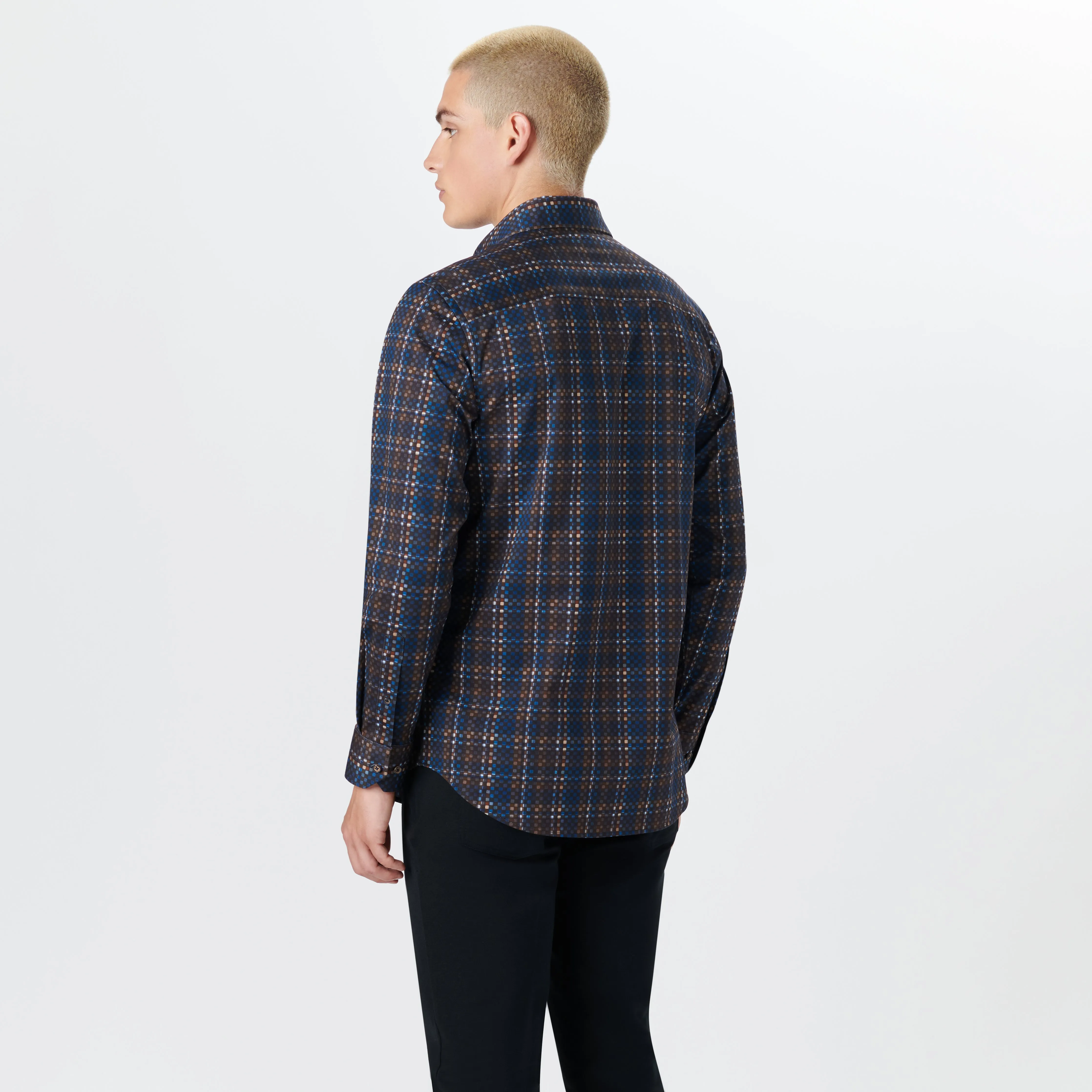 JAMES Checkerboard Check OoohCotton Shirt