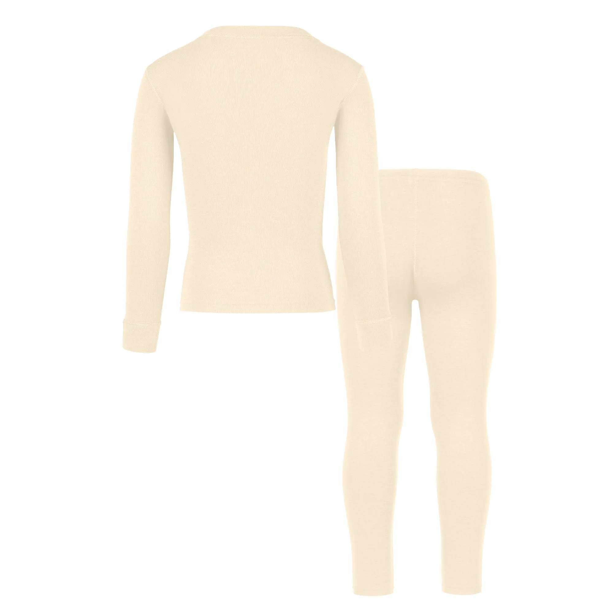 Kids' 250 Long Sleeve & Bottom 2-Piece Natural