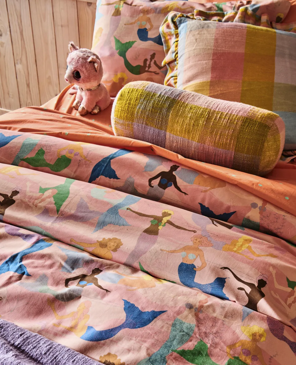 Kip & Co Mermaid Delight Organic Cotton Quilt Cover