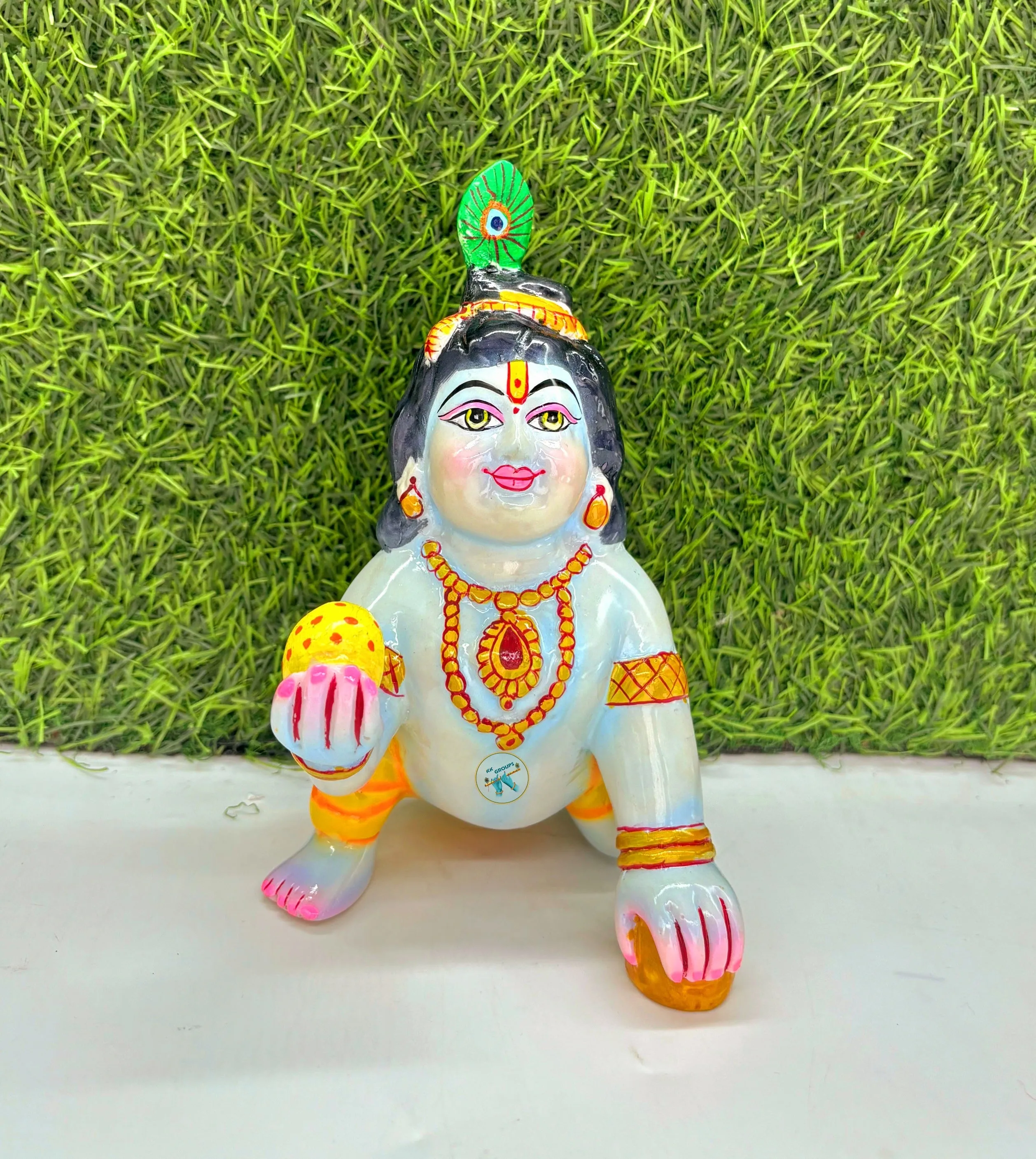 Laddu gopal idol , fibre material , best quality , (size 10 only)