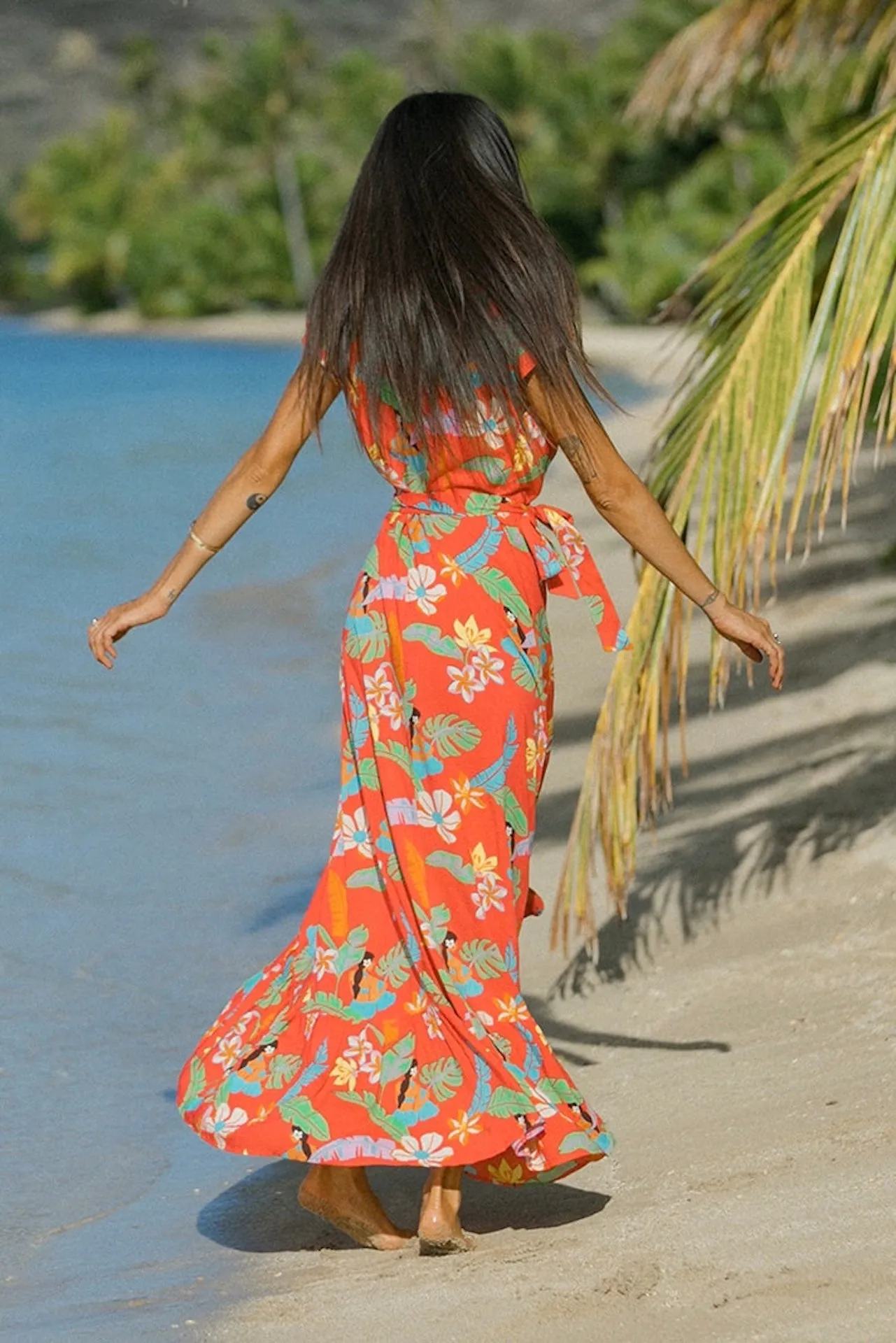 Mauna Kea Wrap Dress