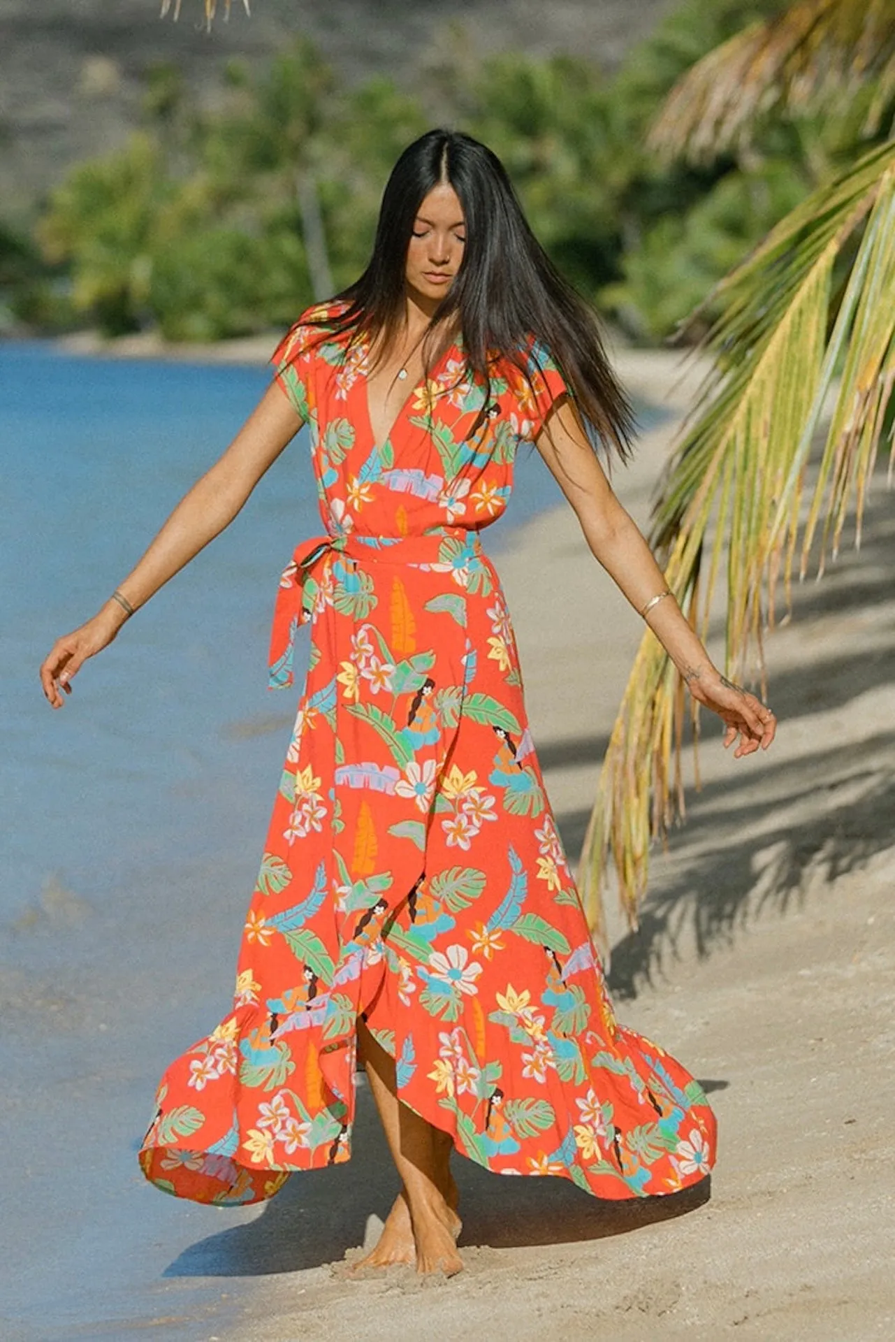 Mauna Kea Wrap Dress