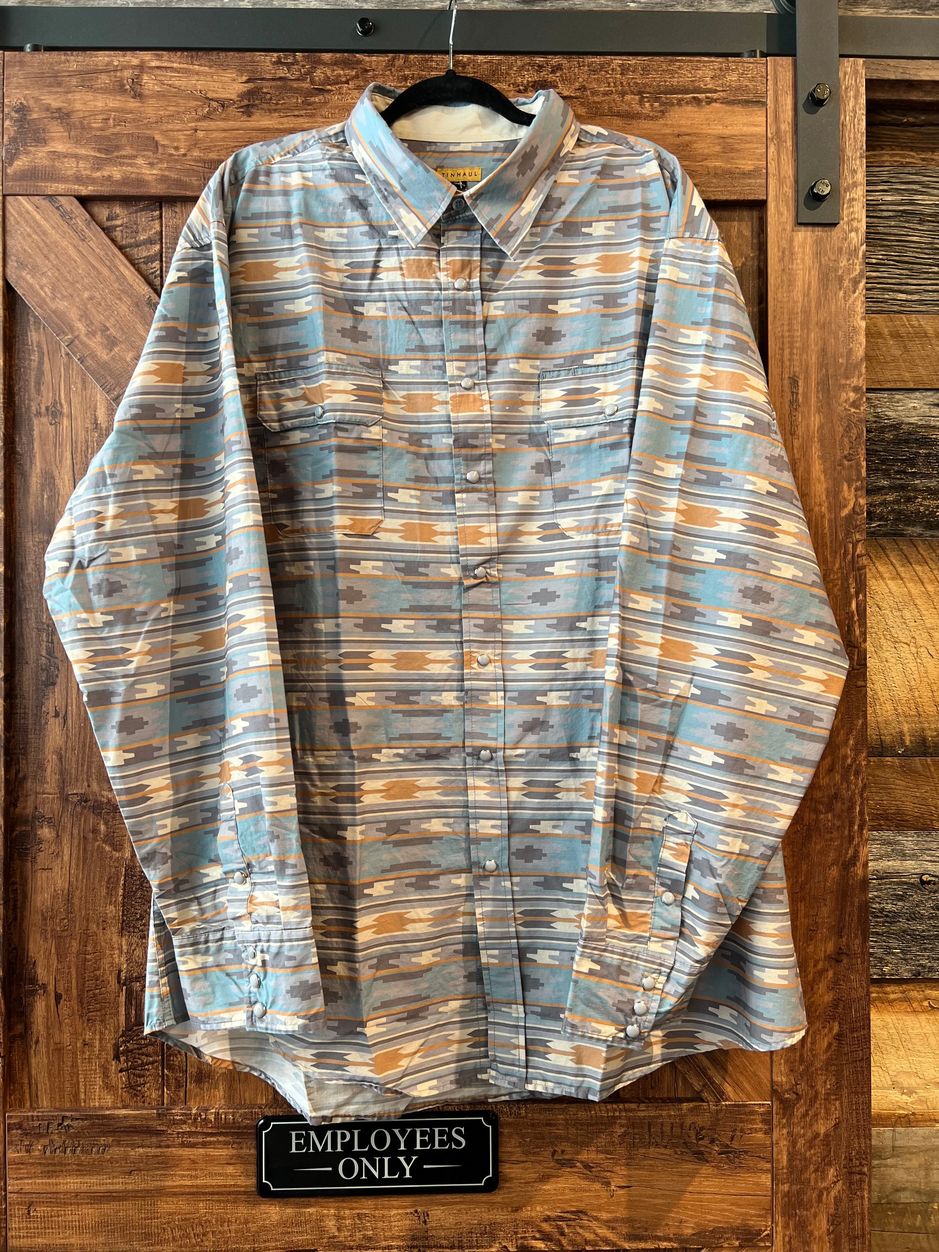 Men's Ghost Aztec Print Shirt