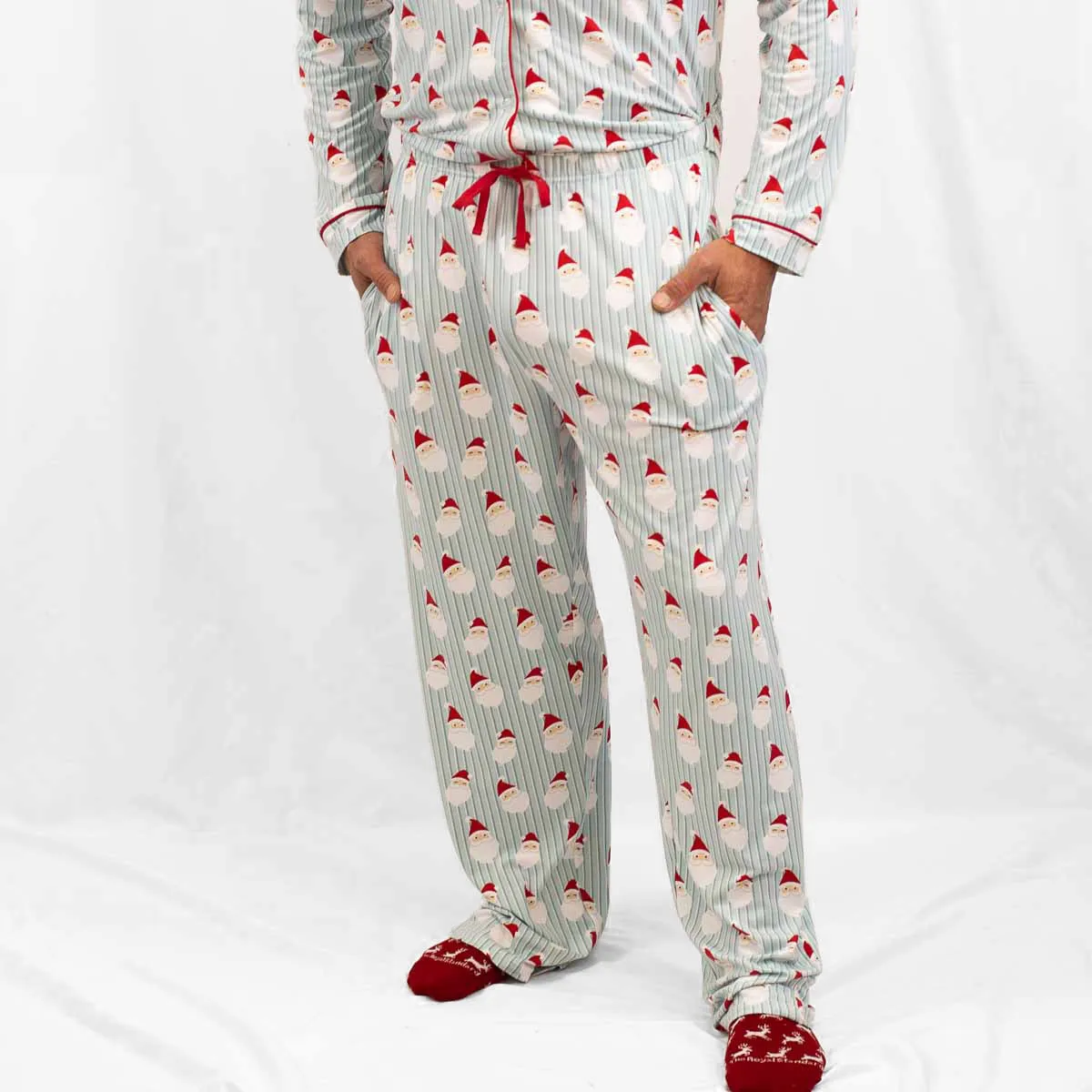 Men's Jolly Santa Sleep Pants Small