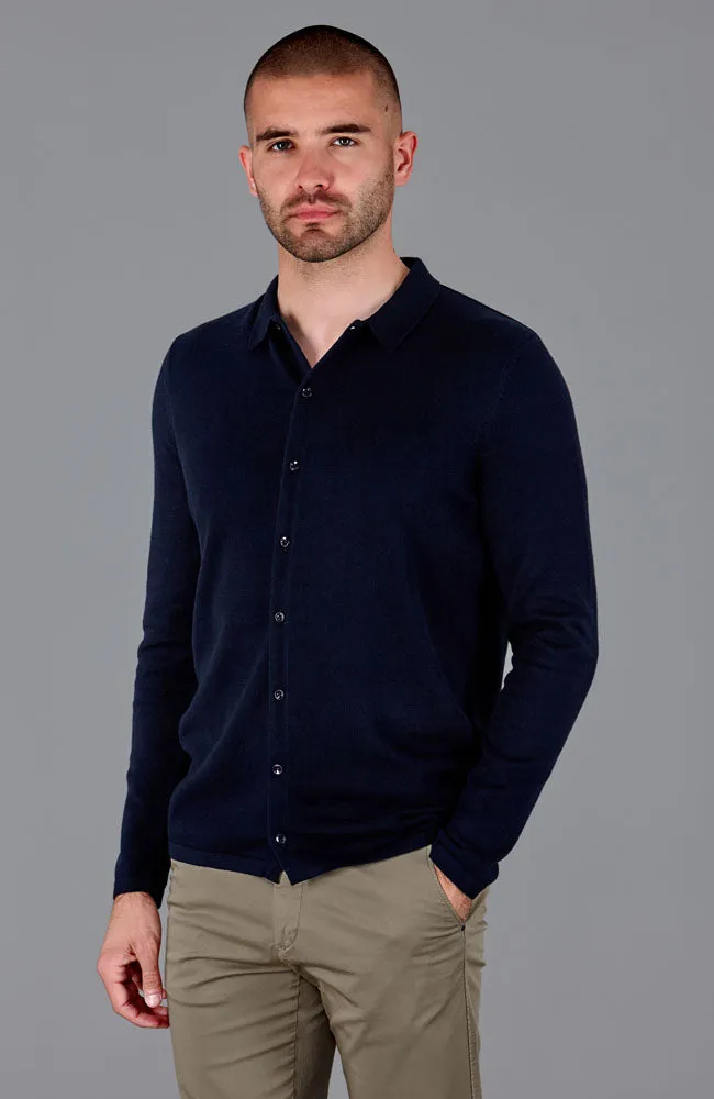 Mens Lightweight Extra Fine Merino Long Sleeve Shirt