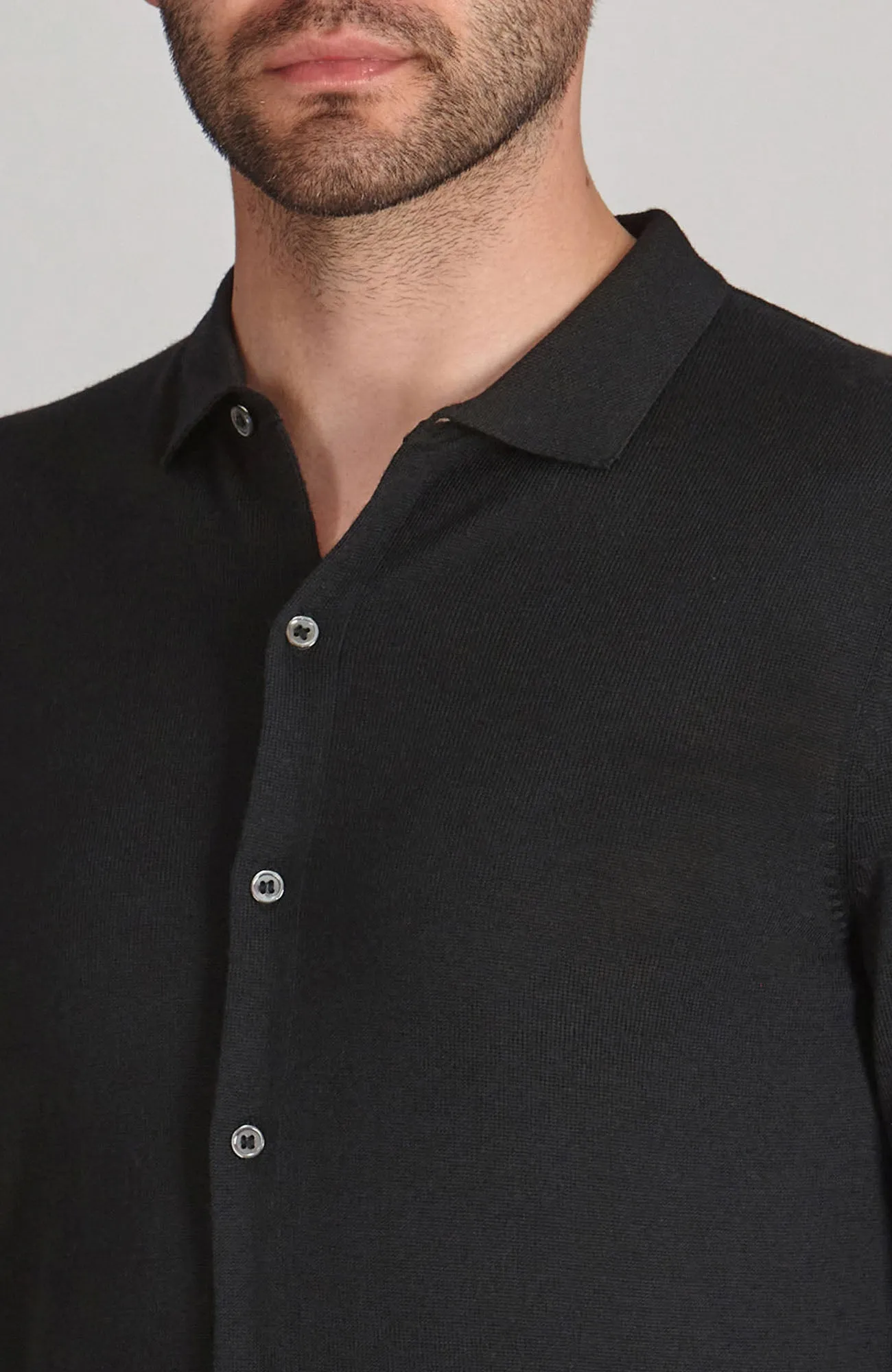 Mens Lightweight Extra Fine Merino Long Sleeve Shirt