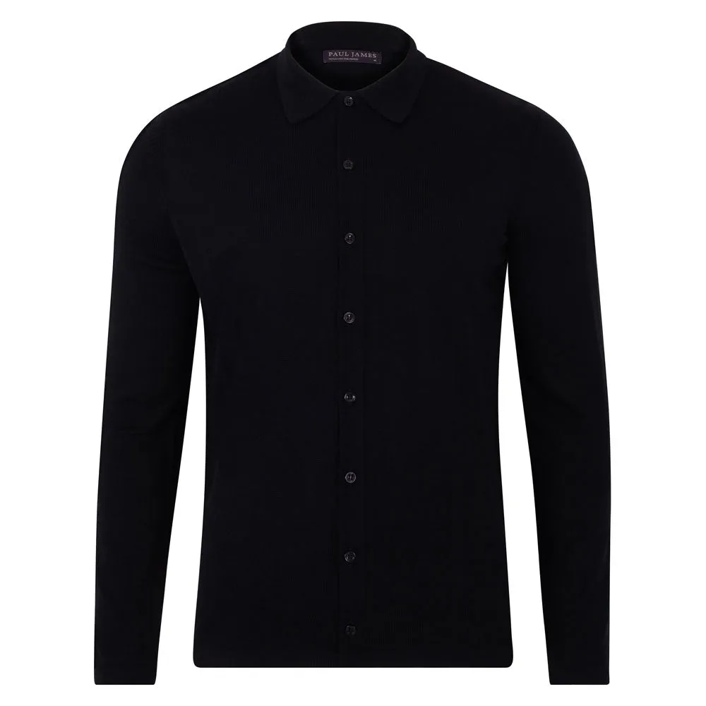 Mens Lightweight Extra Fine Merino Long Sleeve Shirt