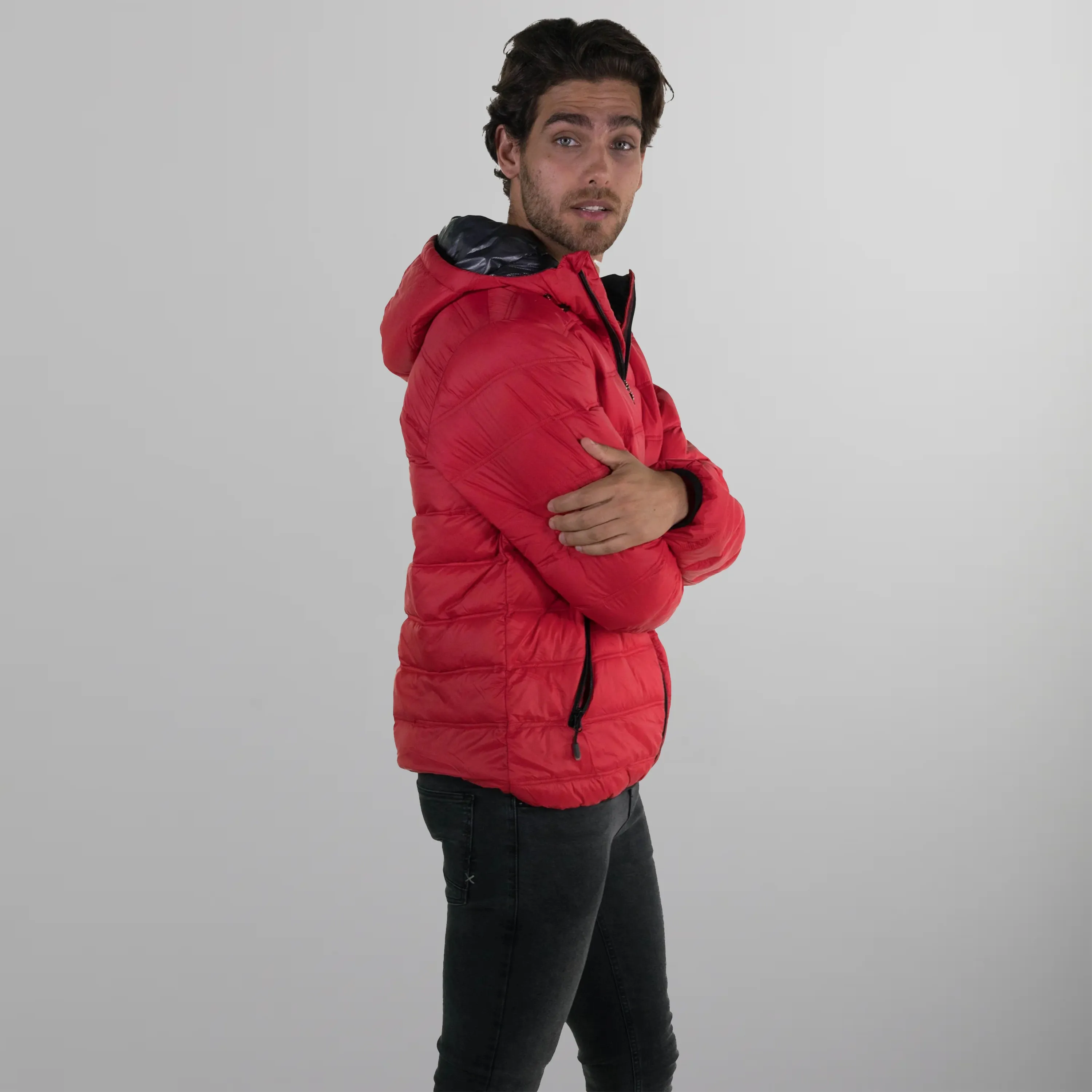 Men's Zip Front Puffer Jacket - FINAL SALE