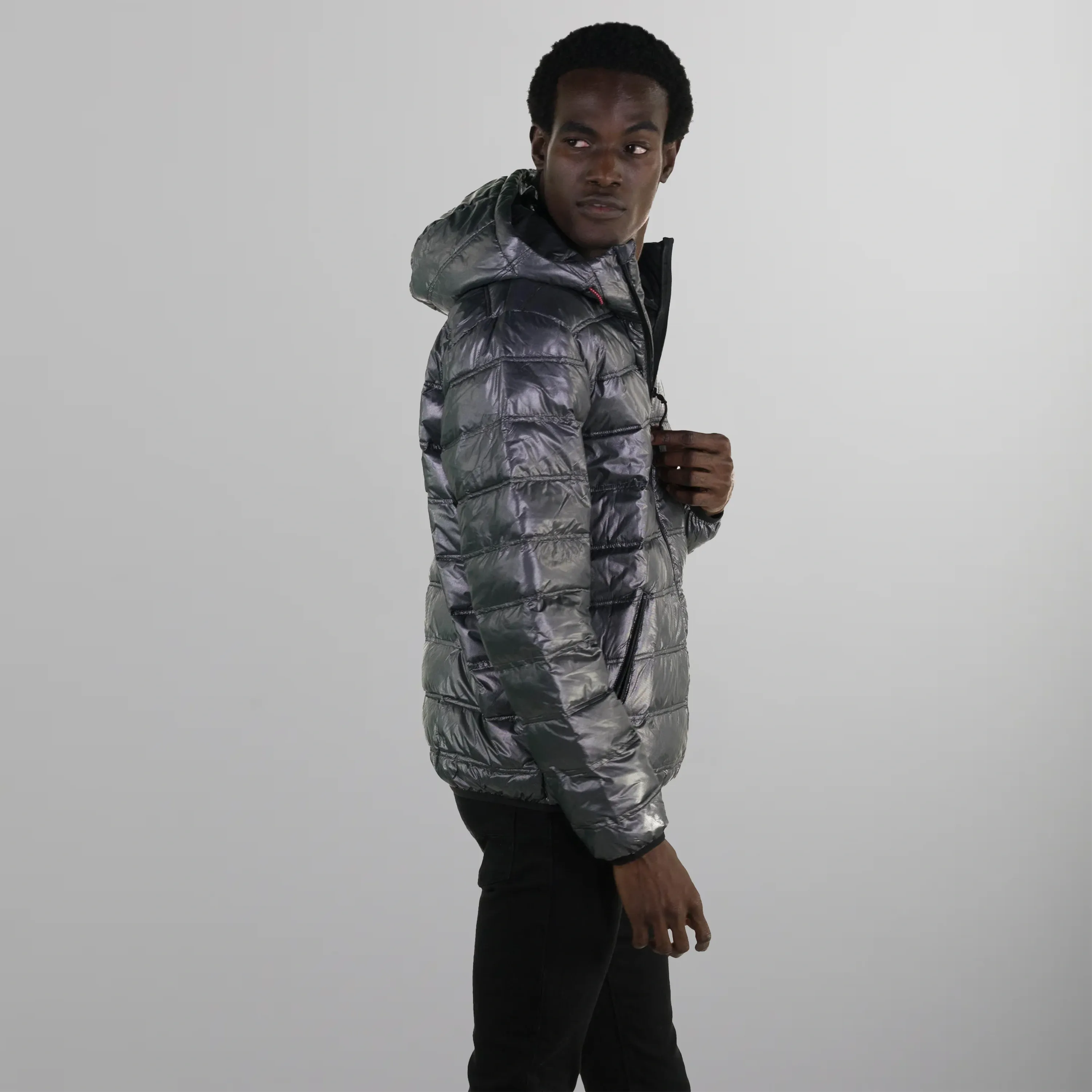 Men's Zip Front Puffer Jacket - FINAL SALE