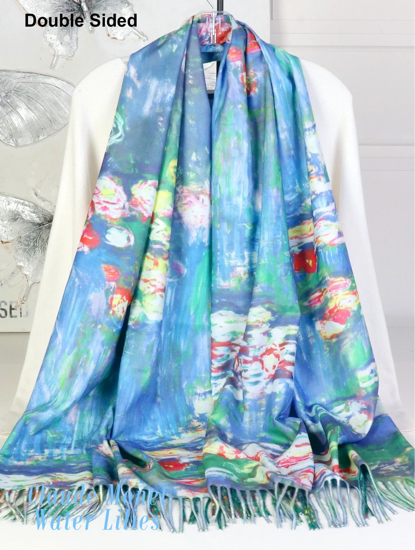 Monet   Van Gogh Oil Painting Scarf (Only 1 Left!)