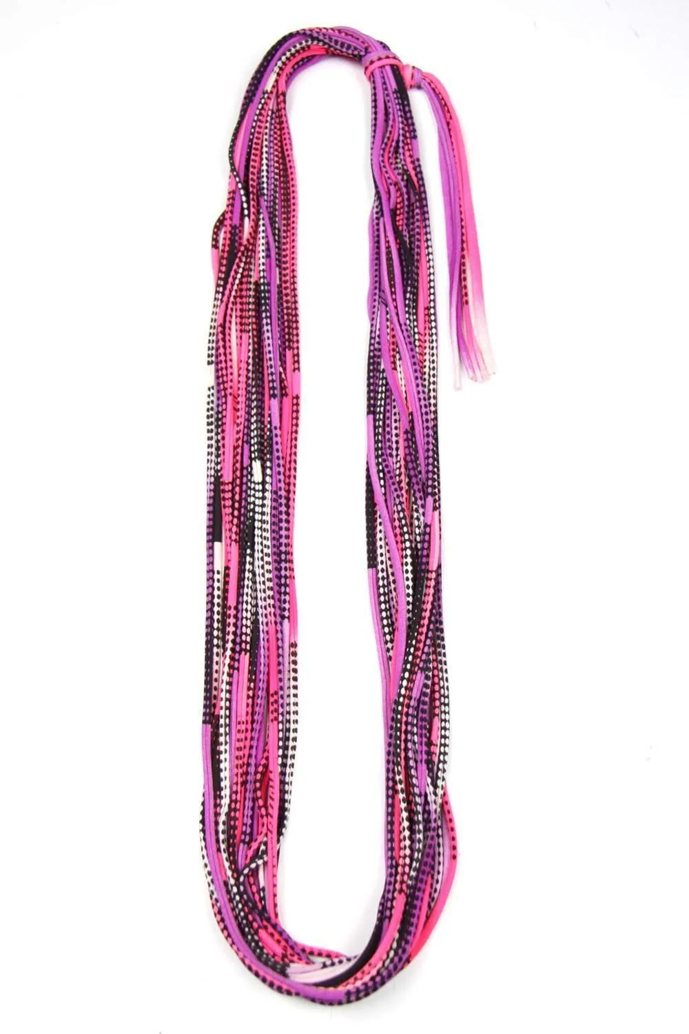 Necklush Infinity Scarf / Pink Purple & Black / Unisex