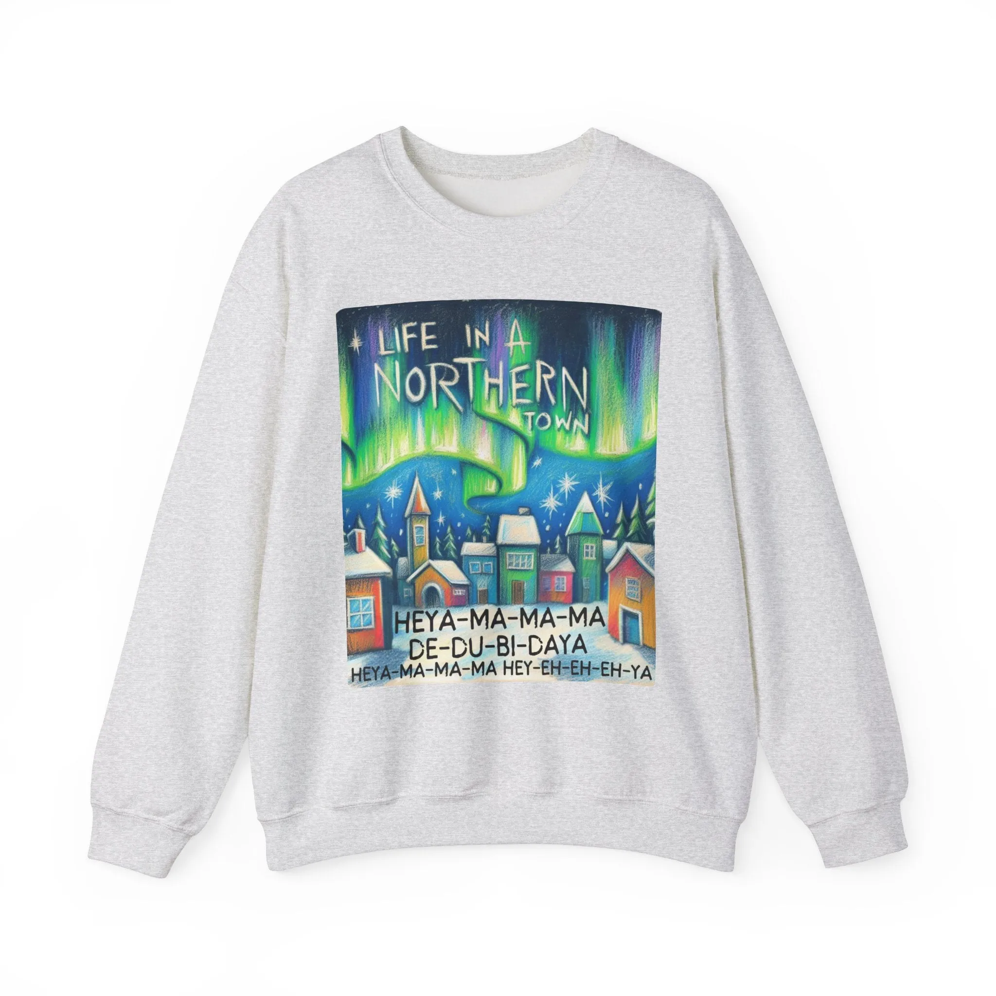 Northern Lights - Unisex Heavy Blend Crewneck Sweatshirt