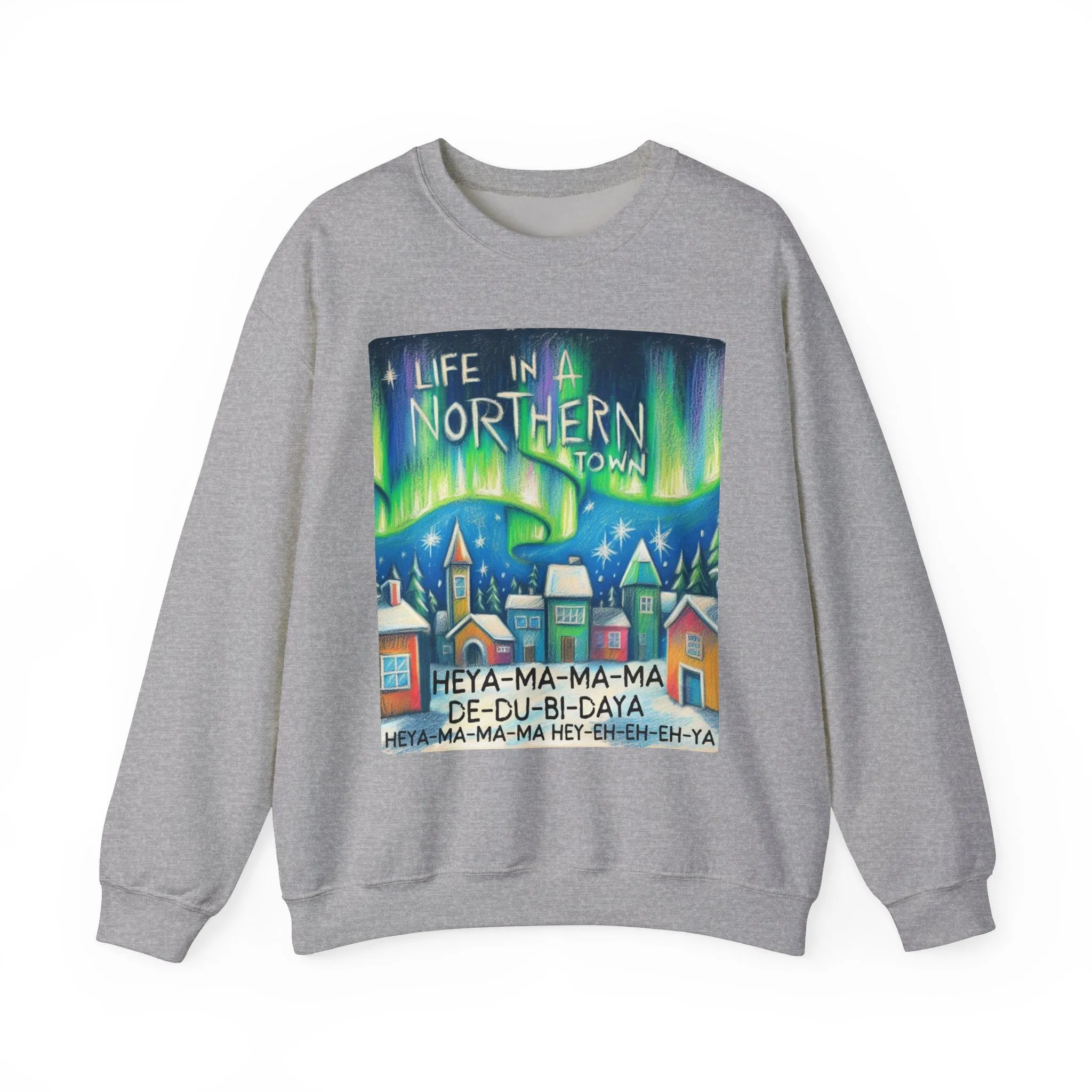 Northern Lights - Unisex Heavy Blend Crewneck Sweatshirt