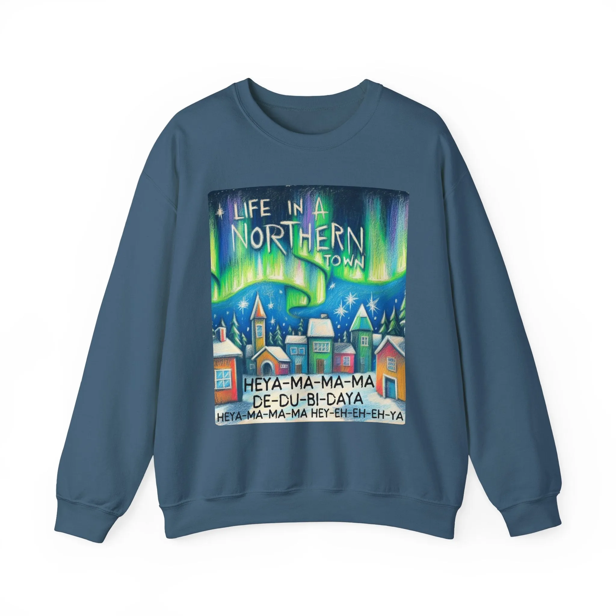 Northern Lights - Unisex Heavy Blend Crewneck Sweatshirt