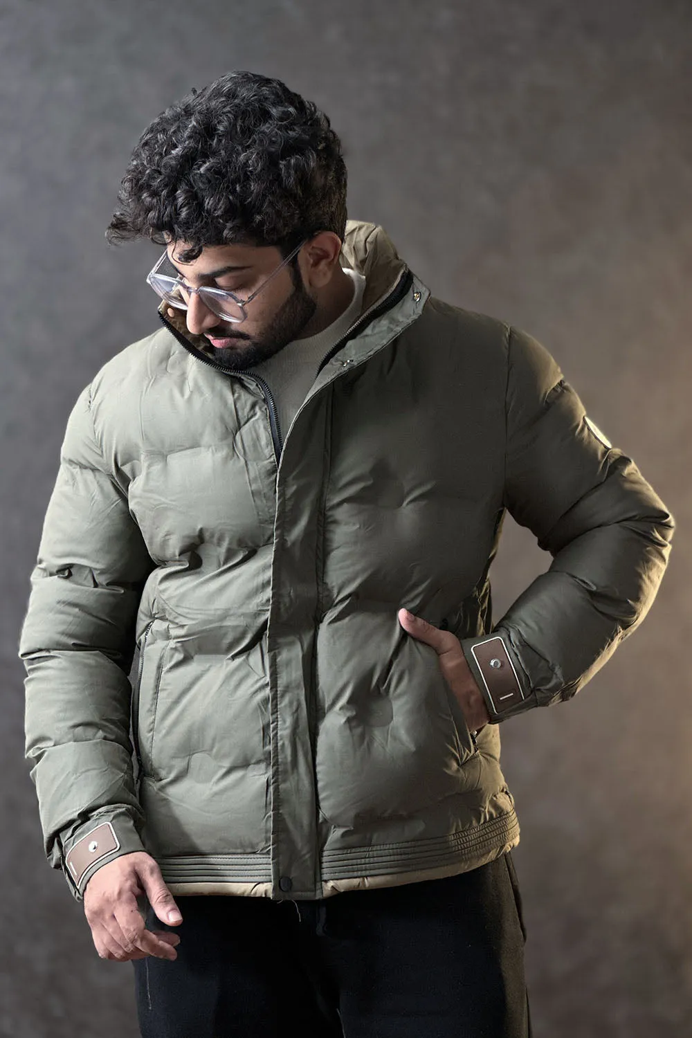 Oliver Green Puffer Jacket - 1124172