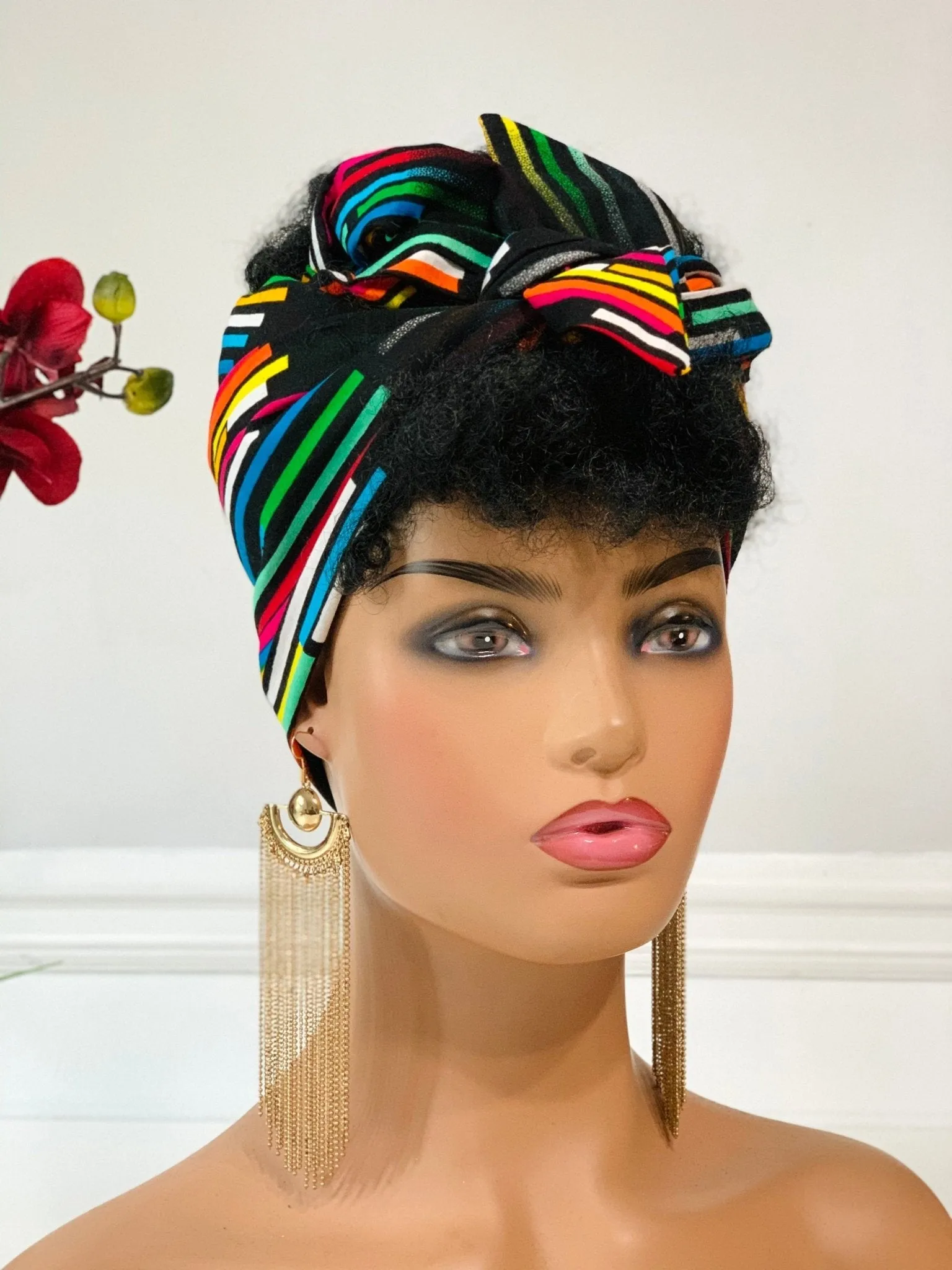 Ori African Print Satin-Lined Headwrap