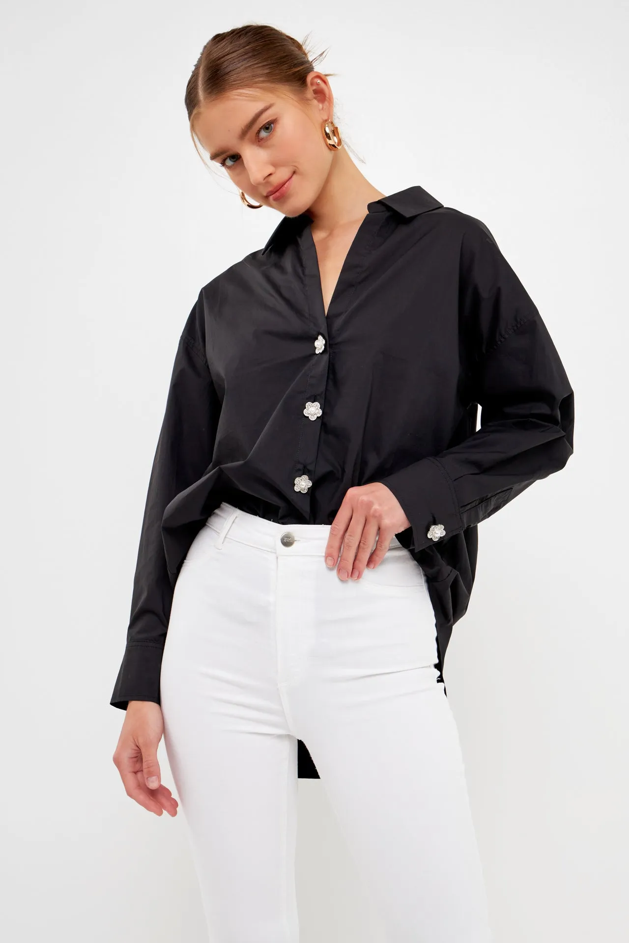 Oversized Collared Shirt