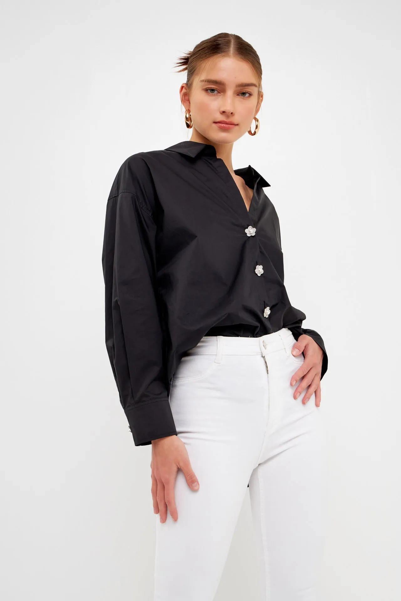 Oversized Collared Shirt